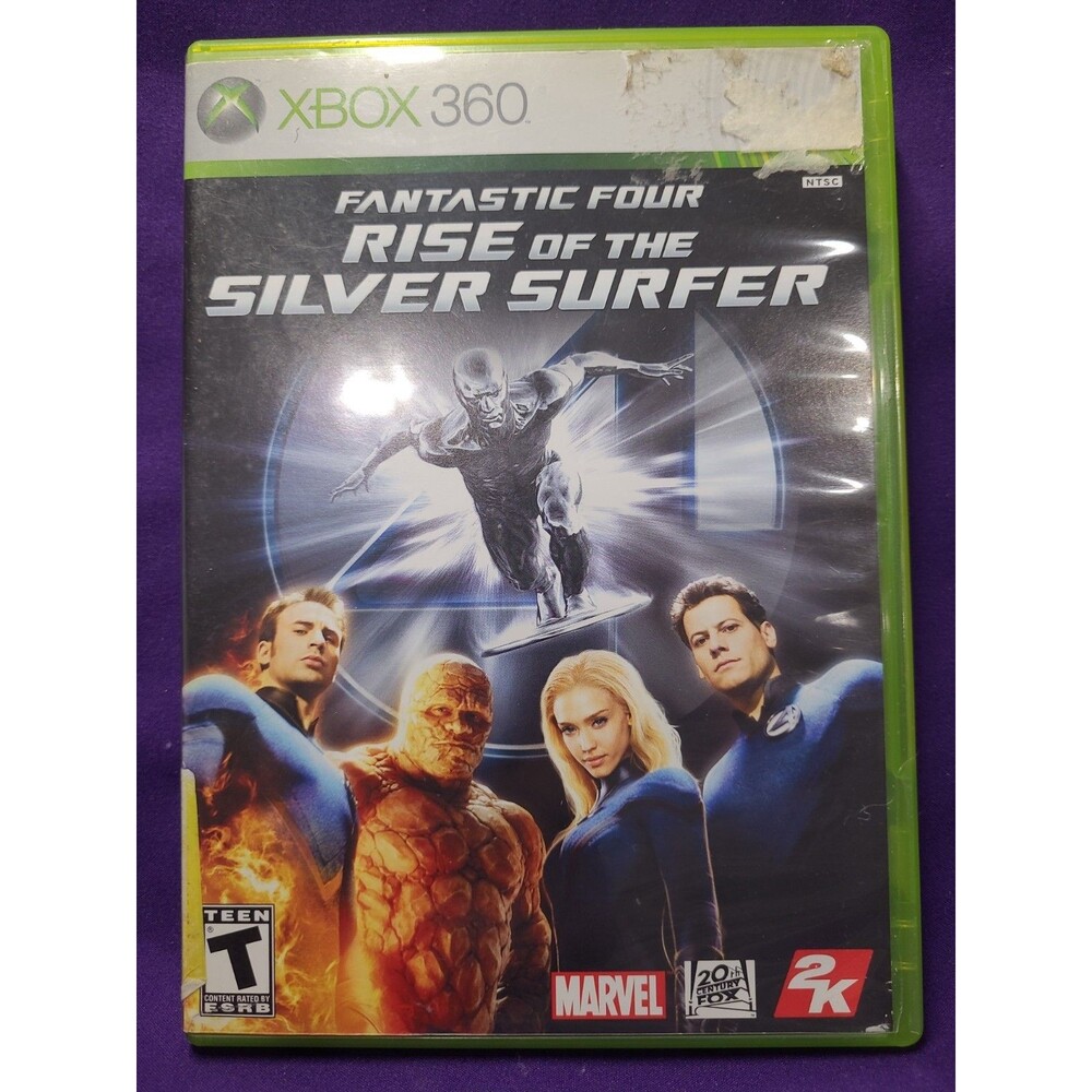 Fantastic Four Rise of the Silver Surfer Microsoft Xbox 360 COMPLETE Tested